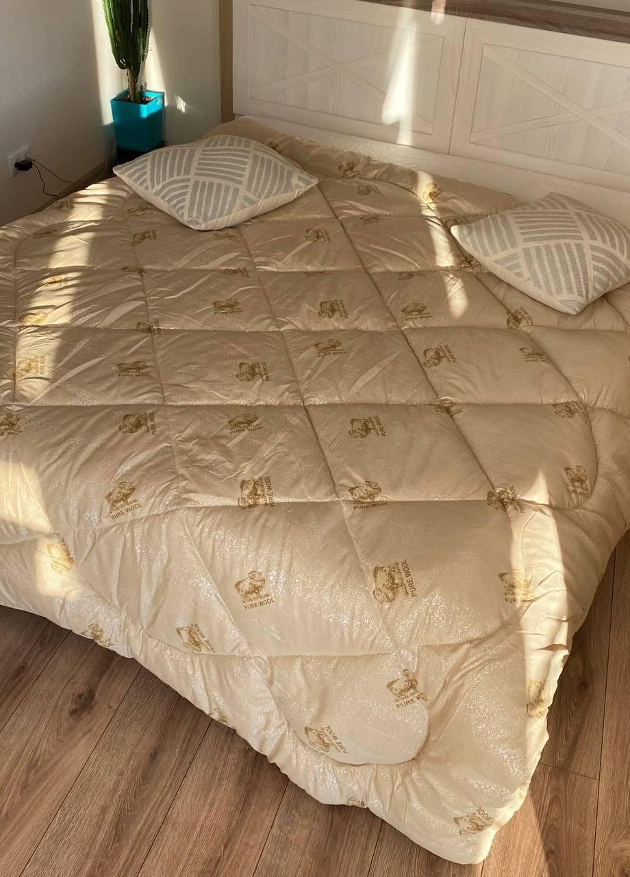Имнее Одеяло Баранчик Двуспальное 175 х 210 Бежевое No Brand (277962729)