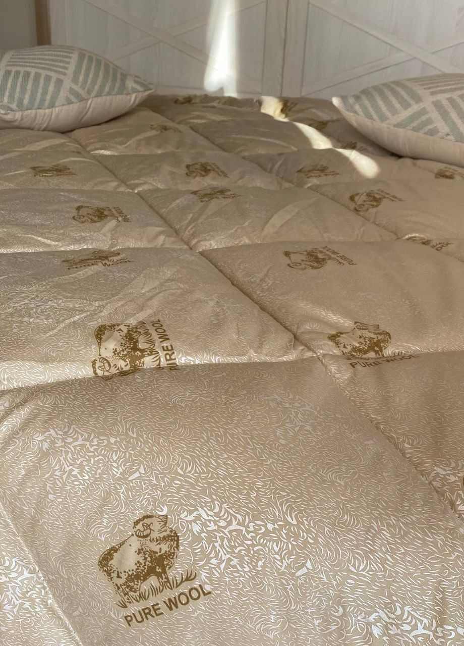 Имнее Одеяло Баранчик Двуспальное 175 х 210 Бежевое No Brand (277962729)