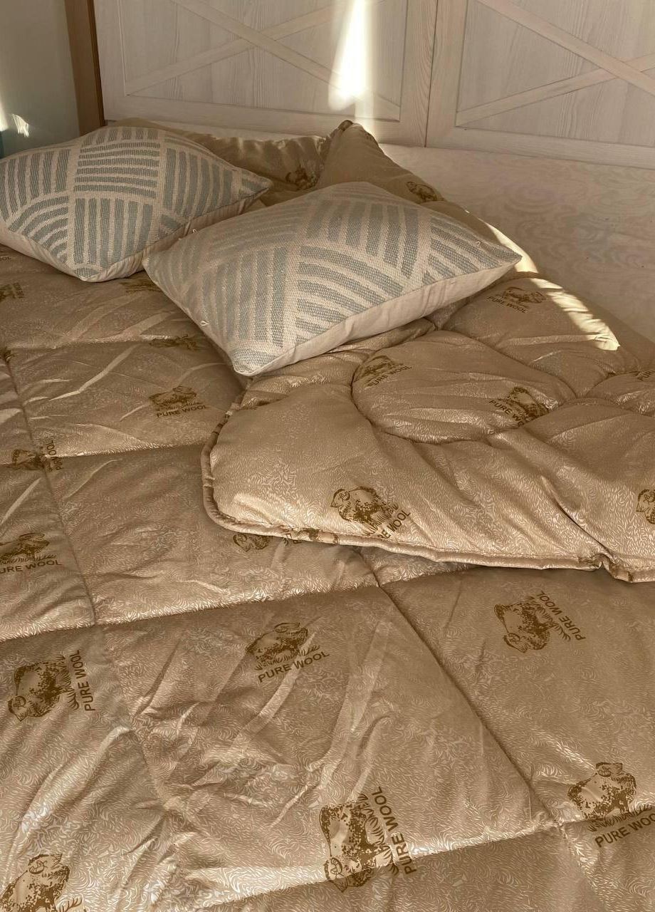 Имнее Одеяло Баранчик Двуспальное 175 х 210 Бежевое No Brand (277962729)