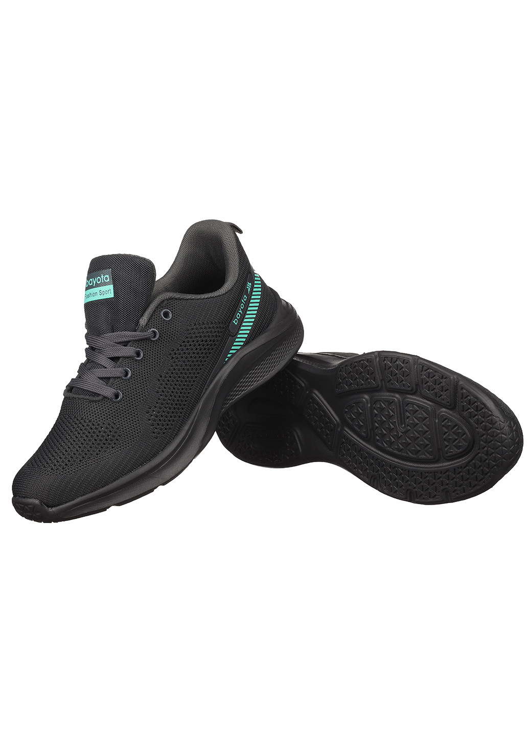 Кросівки з текстилю для жінок Bayota темно-сірі демісезони (277976117)