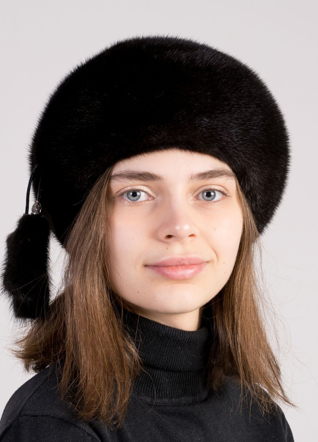 Жіночий норковий берет Меховой Стиль Классический (277927602)