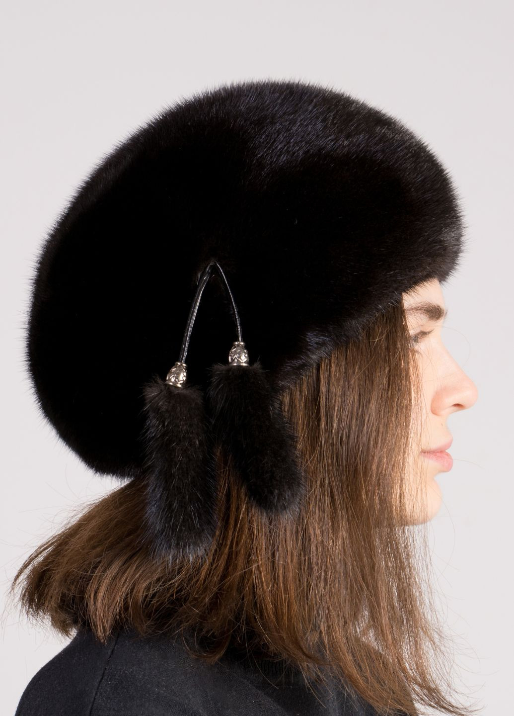 Жіночий норковий берет Меховой Стиль Классический (277927602)