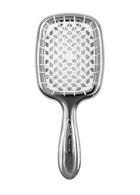 Щетка для волос Superbrush LUX серебро с белым Janeke (277813715)