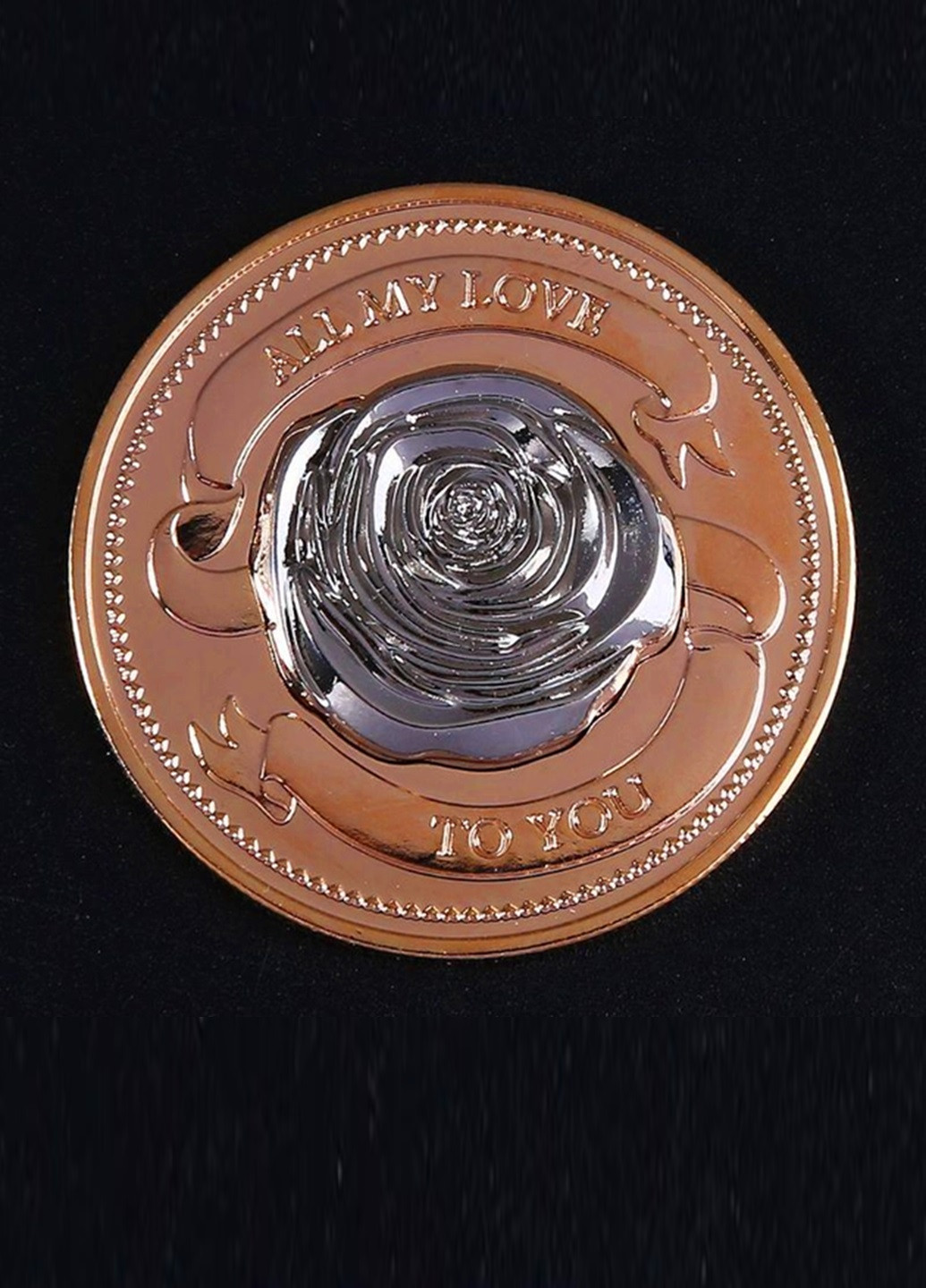 Коллекционная монета Love Rose Blue Orange (277868417)