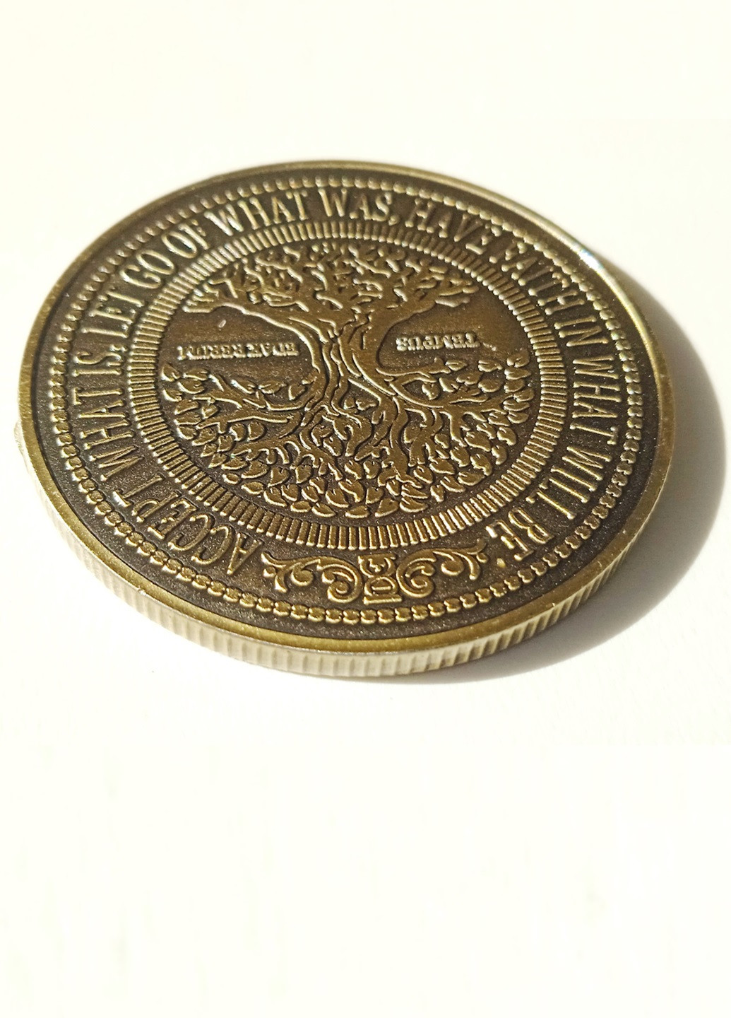 Сувенирная монета Дерево Жизни Blue Orange (277868414)