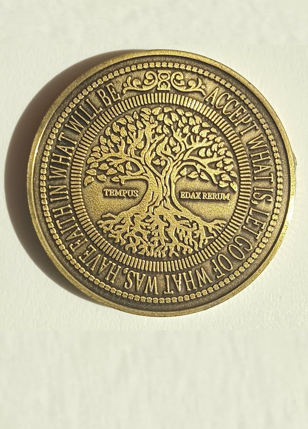 Сувенирная монета Дерево Жизни Blue Orange (277868414)