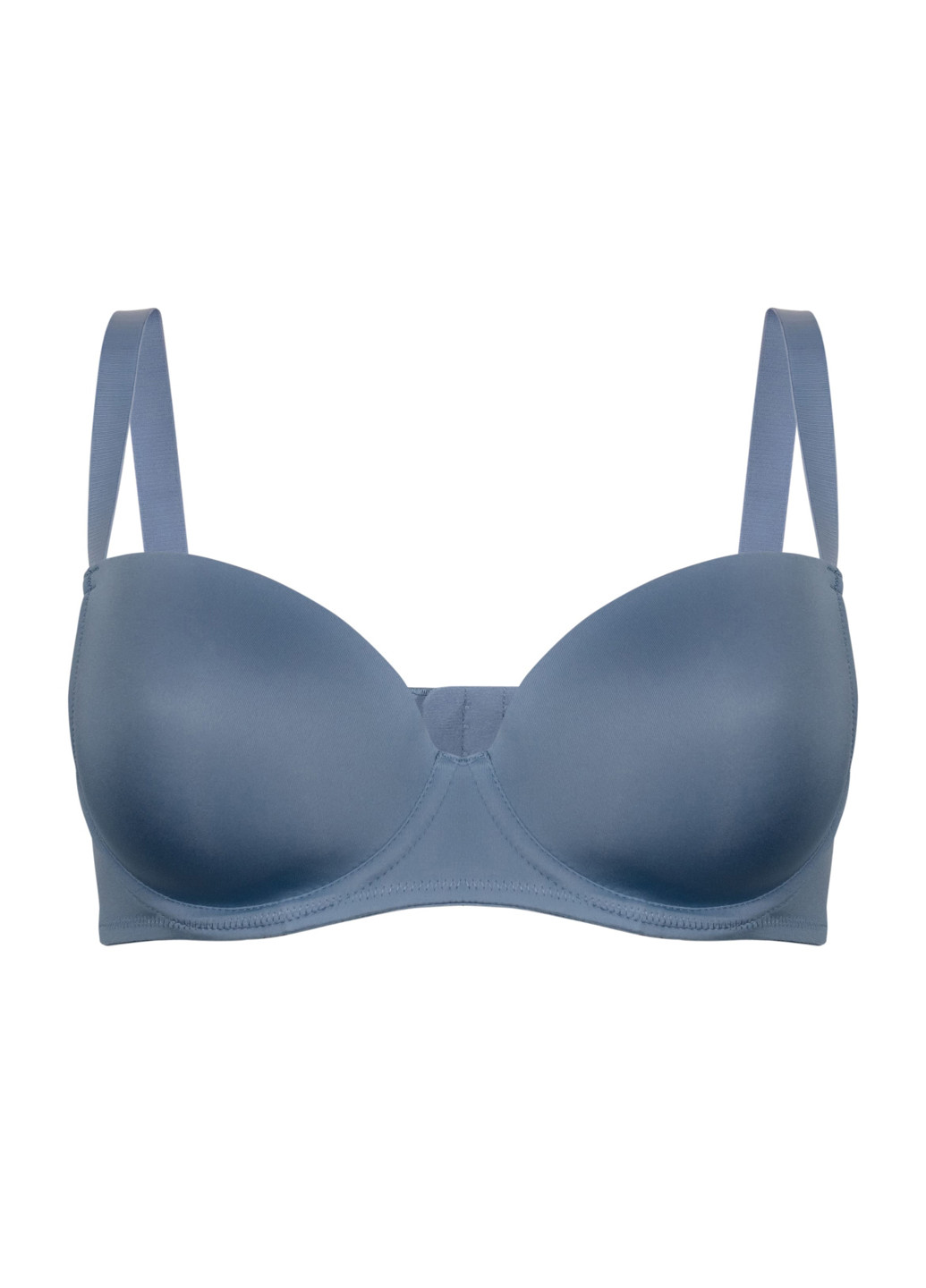 Блакитний бюстгальтер slz24001108 денім Brabrabra з кісточками мікрофібра