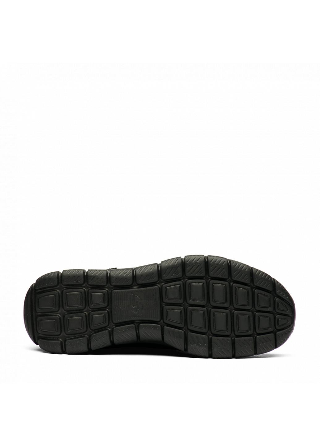 Черные демисезонные кроссовки knockhill 232001-bbk Skechers