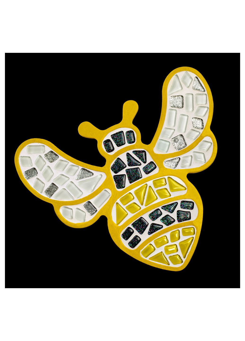 Стеклянная мозаика для детей Пчелка 182x210 мм (MA7001) Mosaaro (277944584)