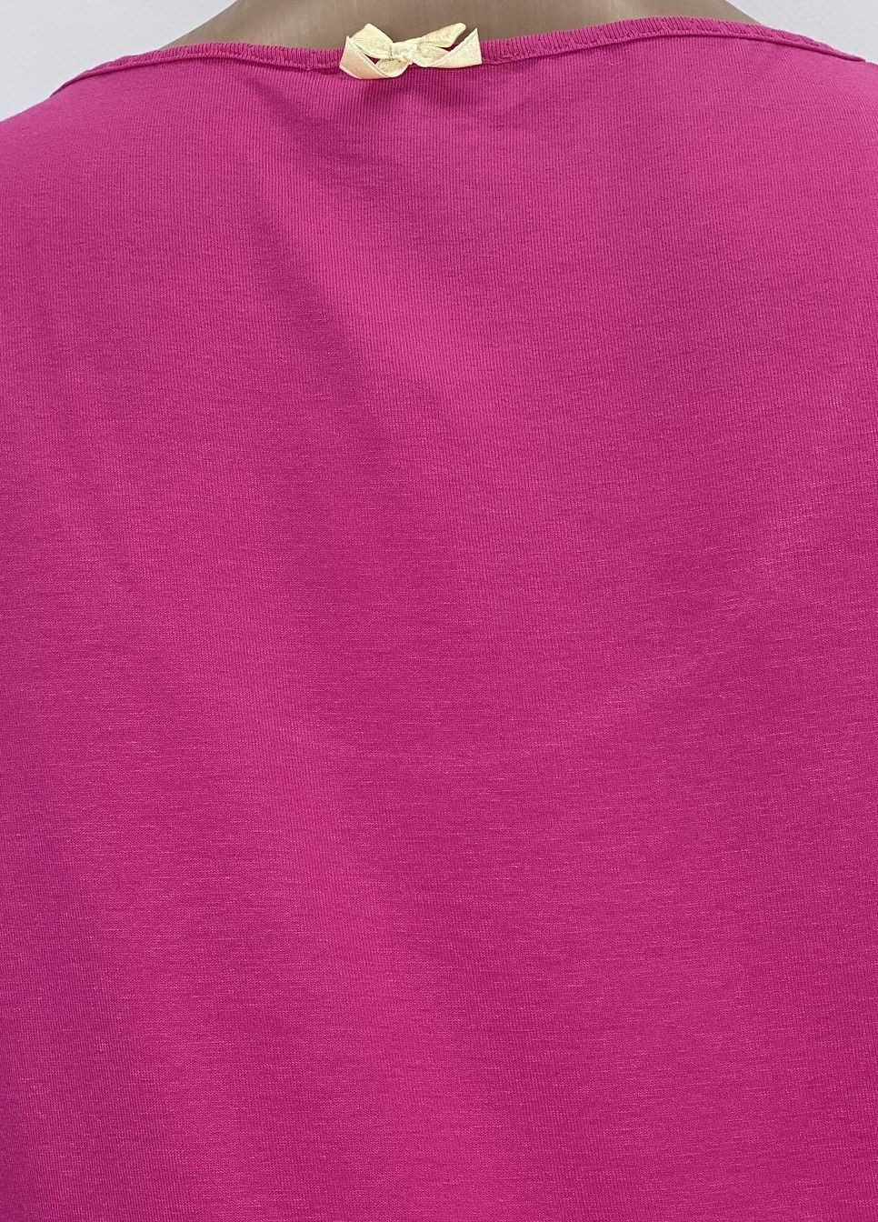 Фуксиновая летняя футболка с коротким рукавом Blumarine