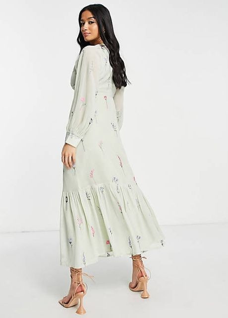 Оливковое (хаки) платье Asos