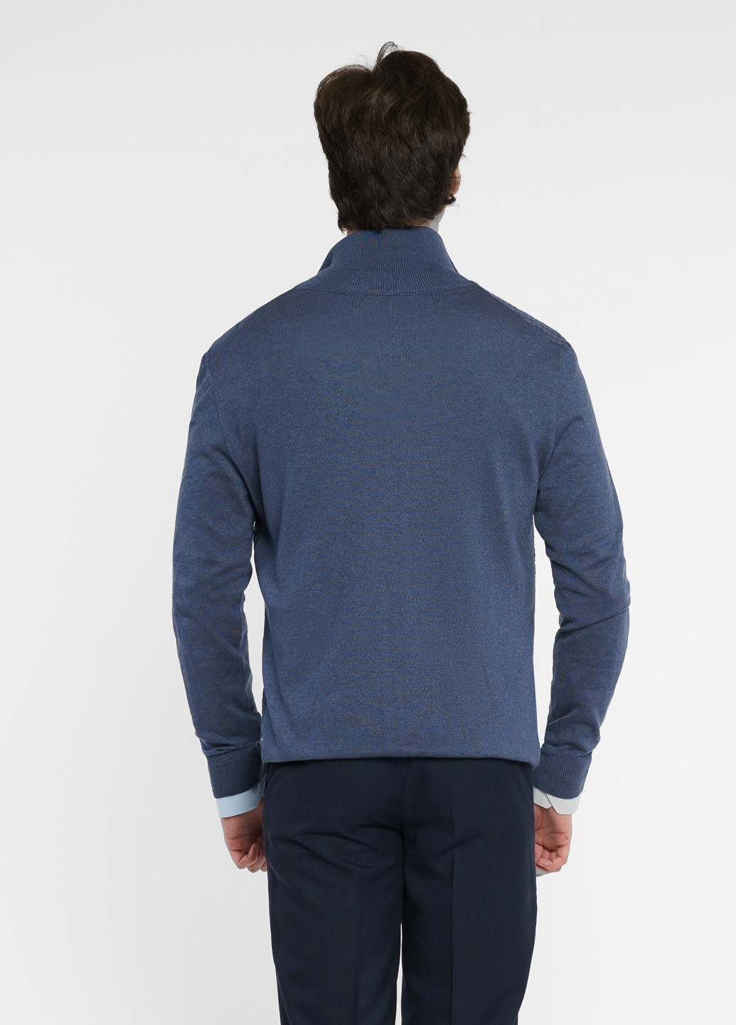 Кофта на молнии мужская синяя Arber zipper-cardigan n-avt-108 (277964703)