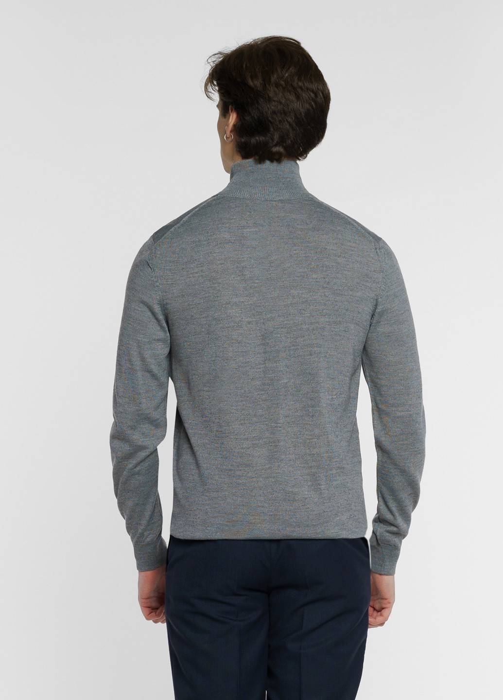 Серый зимний свитер мужской серый Arber T-neck FF AVT87