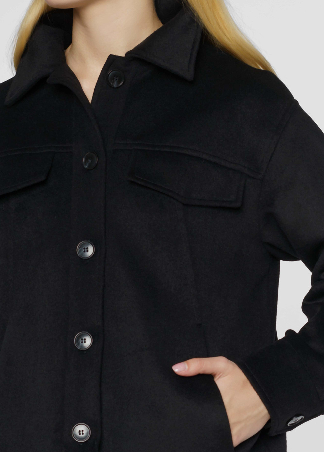 Чорна демісезонна куртка жіноча чорна Arber Jacket shirt W1