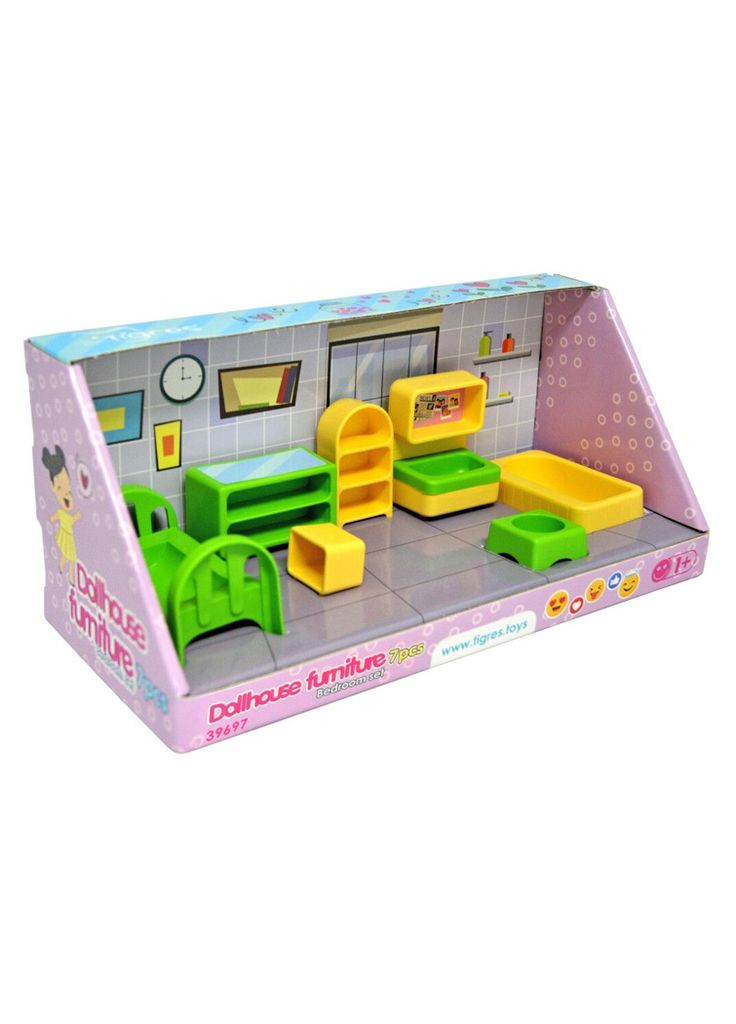 Игрушечный набор кукольной мебели (спальня) Tigres (277979590)