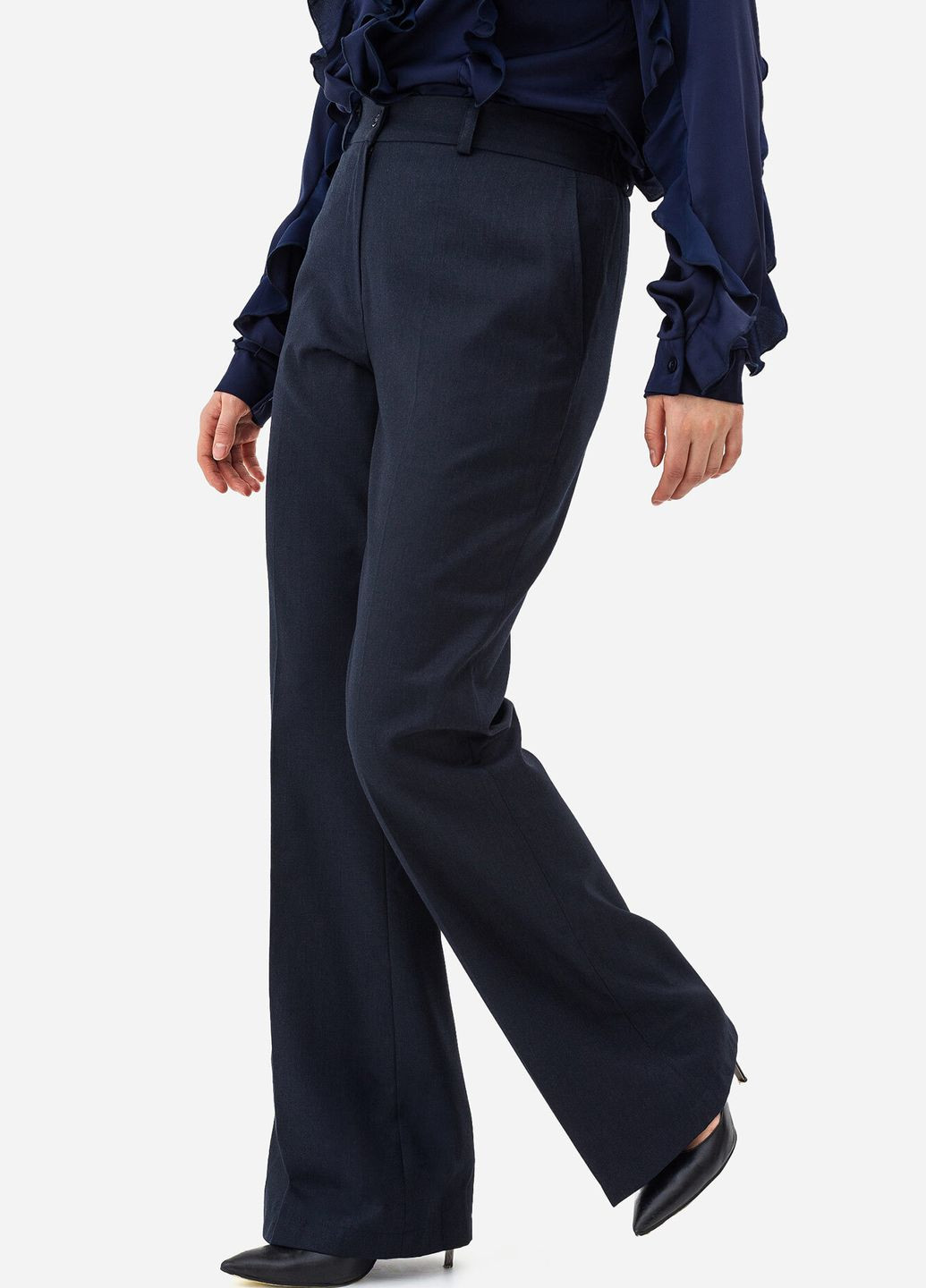 Синие классические демисезонные классические брюки Garne