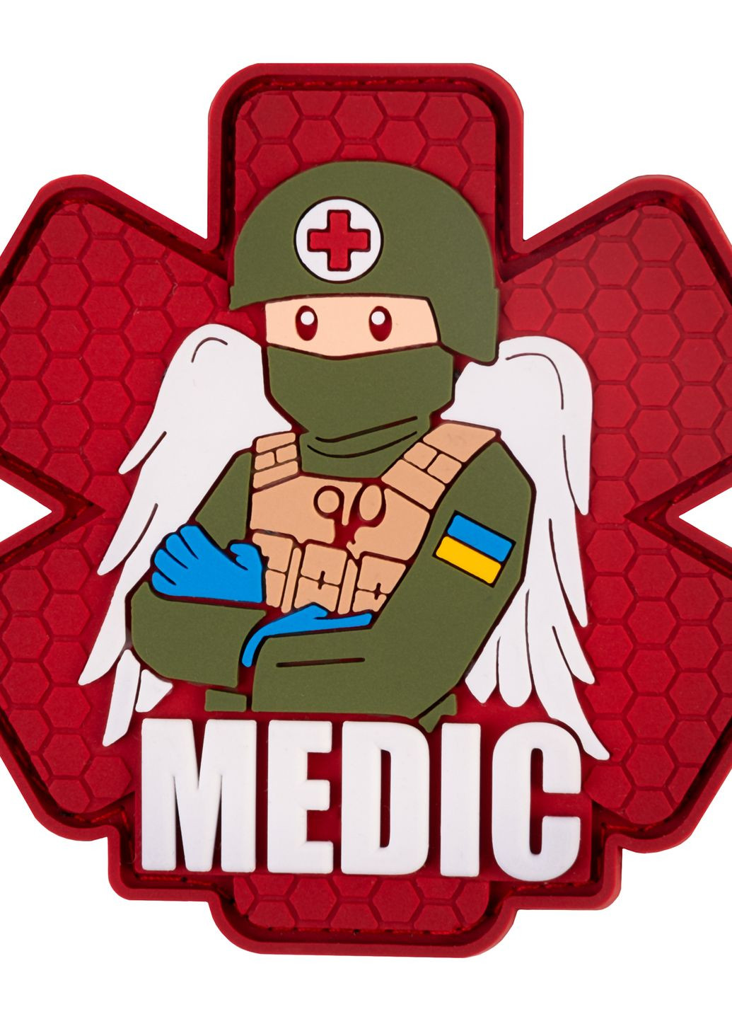 ПВХ патч "Військовий медик" червоний - Brand Element (278040149)