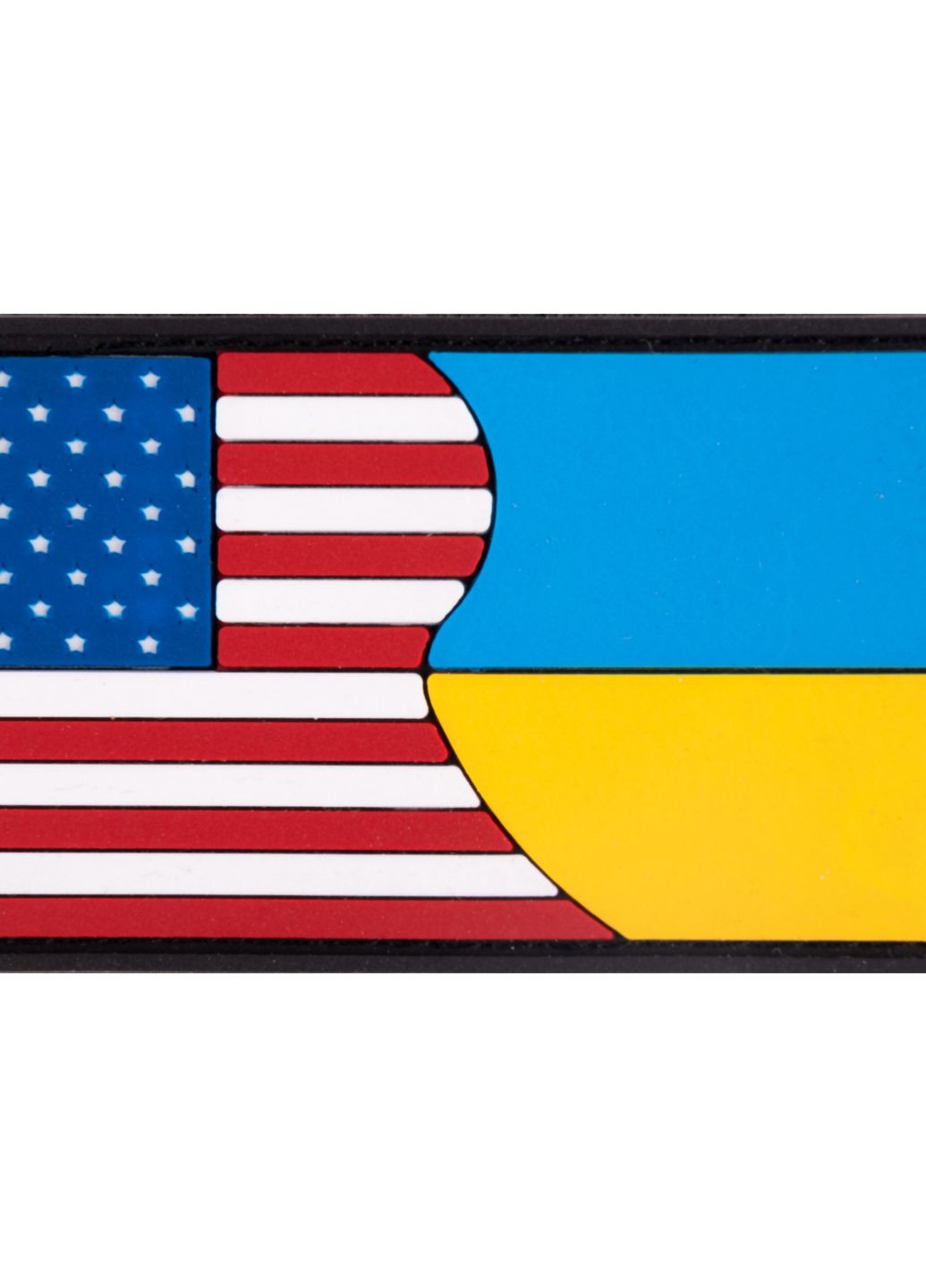 ПВХ патч "Флаг Укр/США" цветной - Brand Element (278040156)