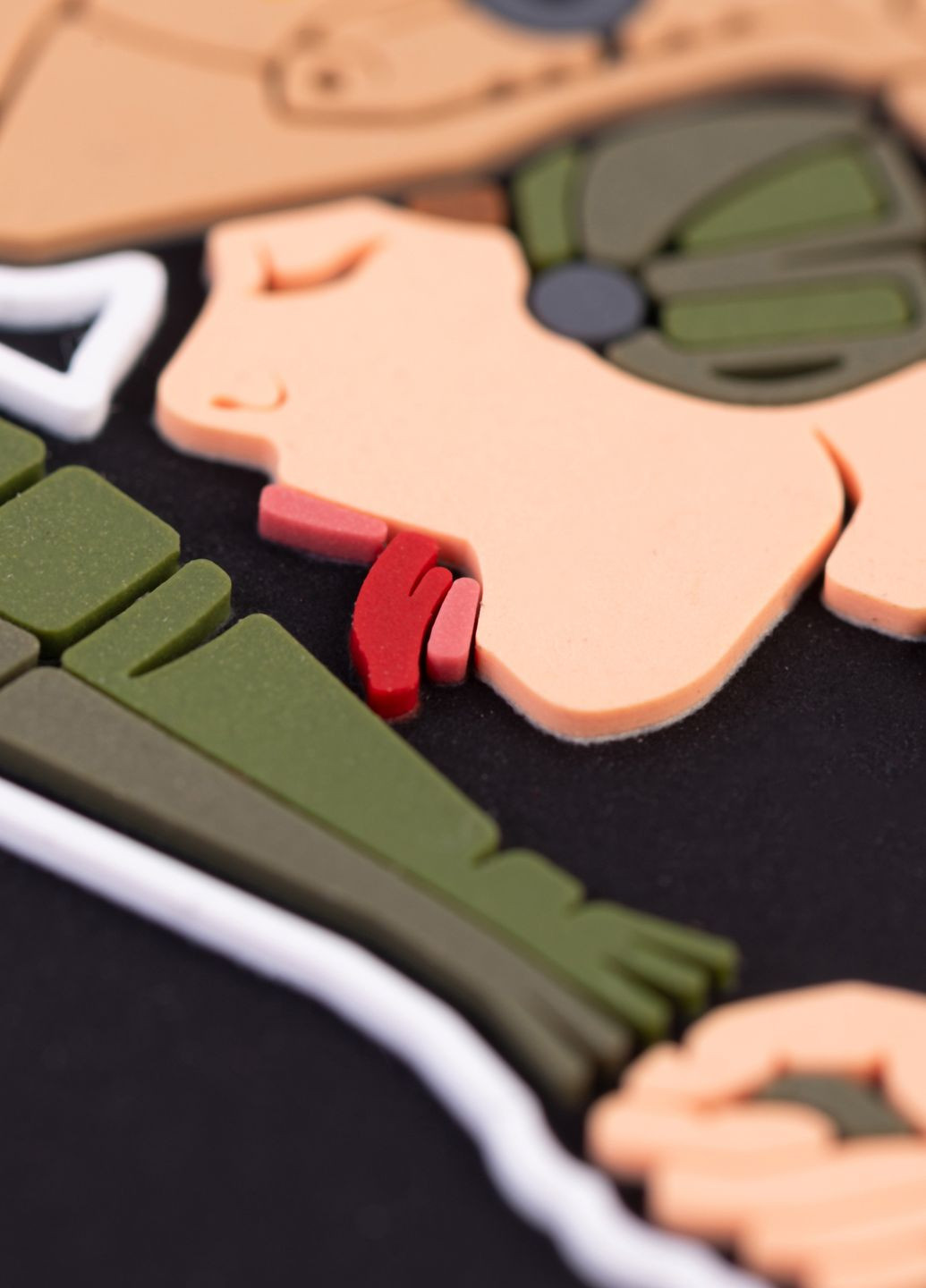 ПВХ патч "Дівочка-піка" шатенка - Brand Element (278040159)