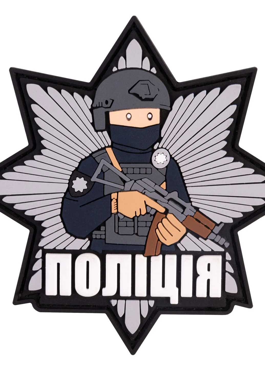ПВХ патч "Поліція" зірка - Brand Element (278040137)