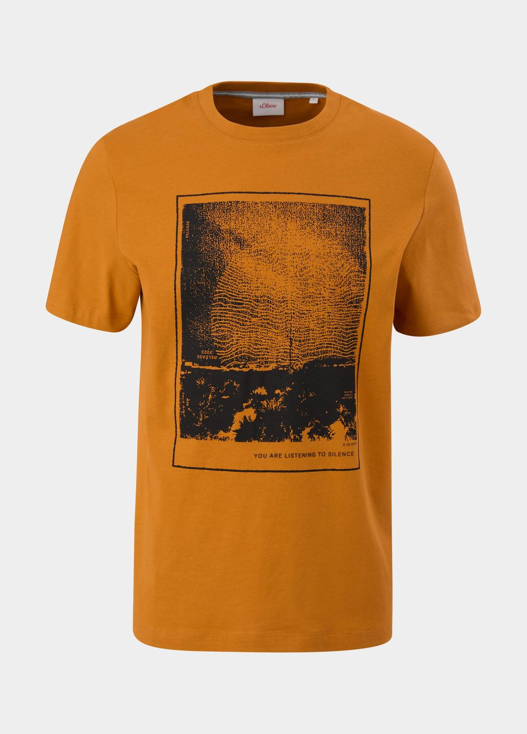 Оранжевая футболка S.Oliver