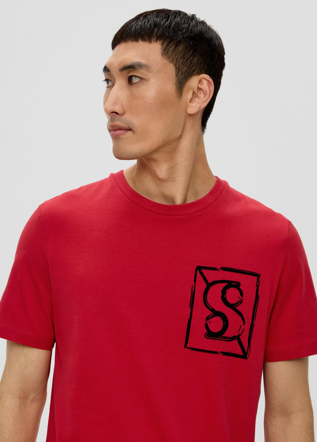 Красная футболка S.Oliver