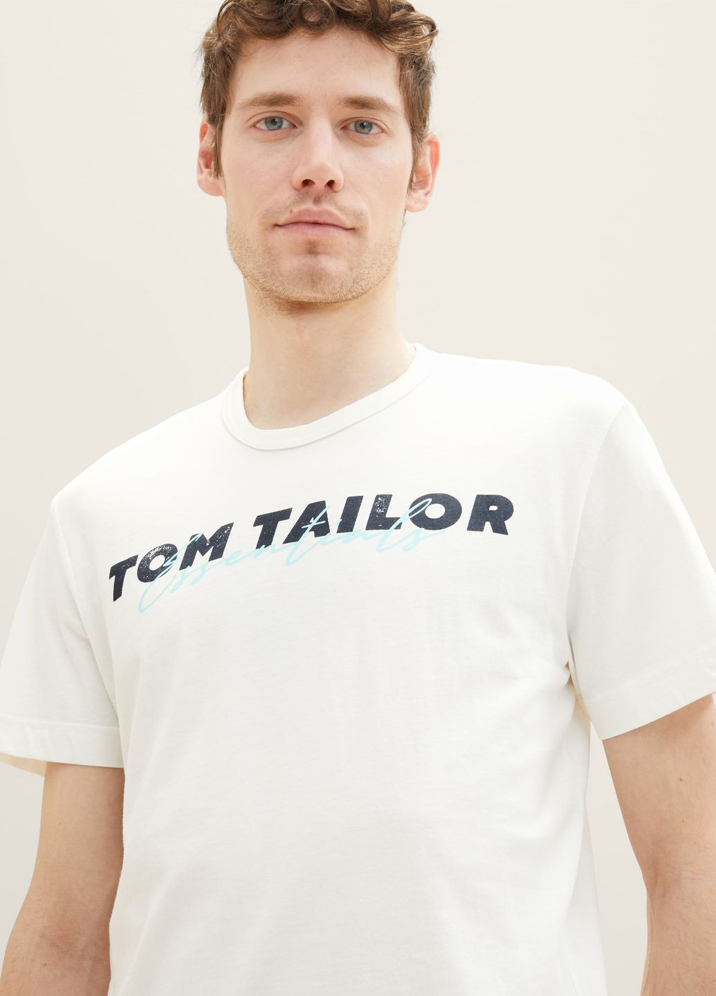 Белая футболка Tom Tailor