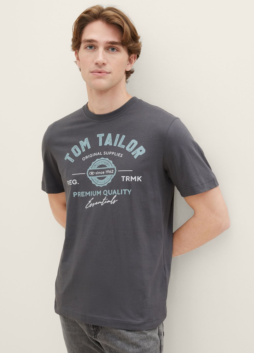 Серая футболка Tom Tailor