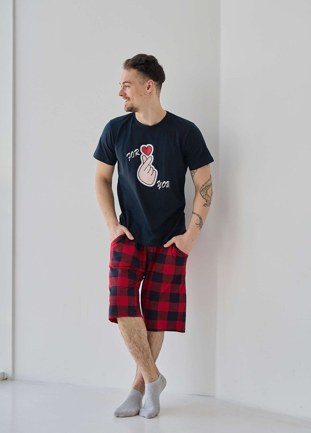 Мужской комплект с шортами Tom John (277978803)