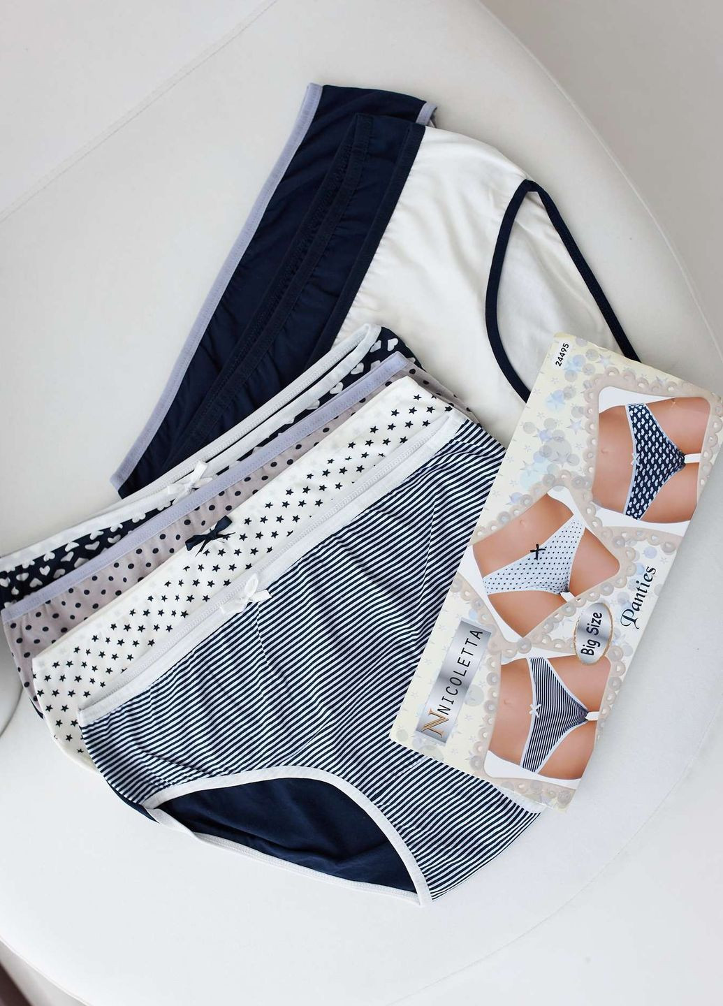 Набір жіночих трусиків тижнів батал Nicoletta (277978409)