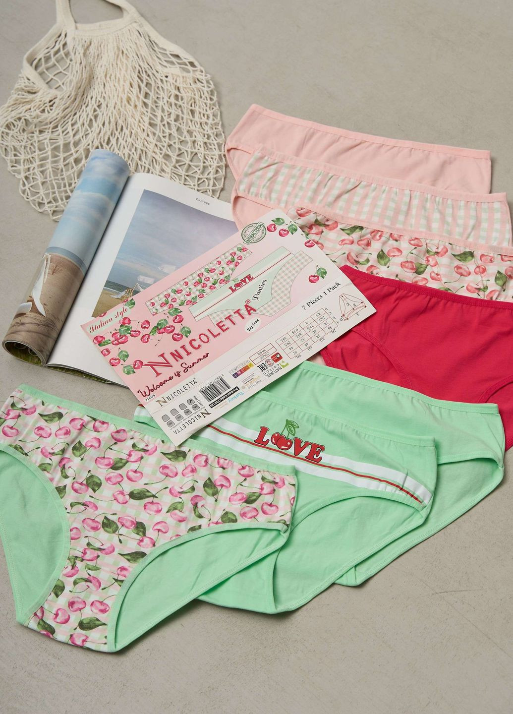 Набор трусиков неделек батал Nicoletta (277978557)
