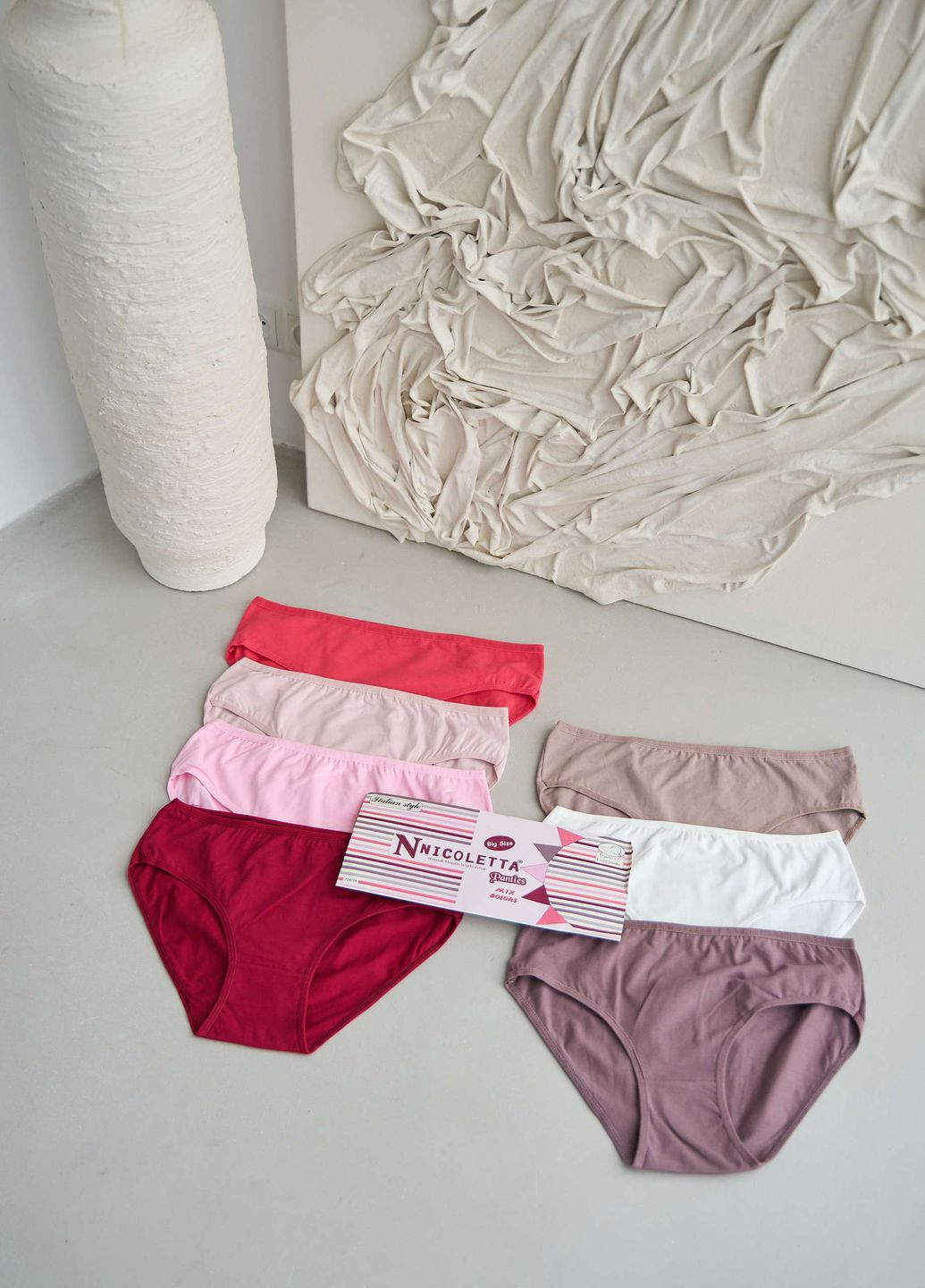 Набор женских трусиков неделек батал Nicoletta (277978443)