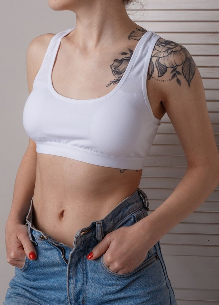 Жіночий бавовняний топік-борцівка Nicoletta (277978595)