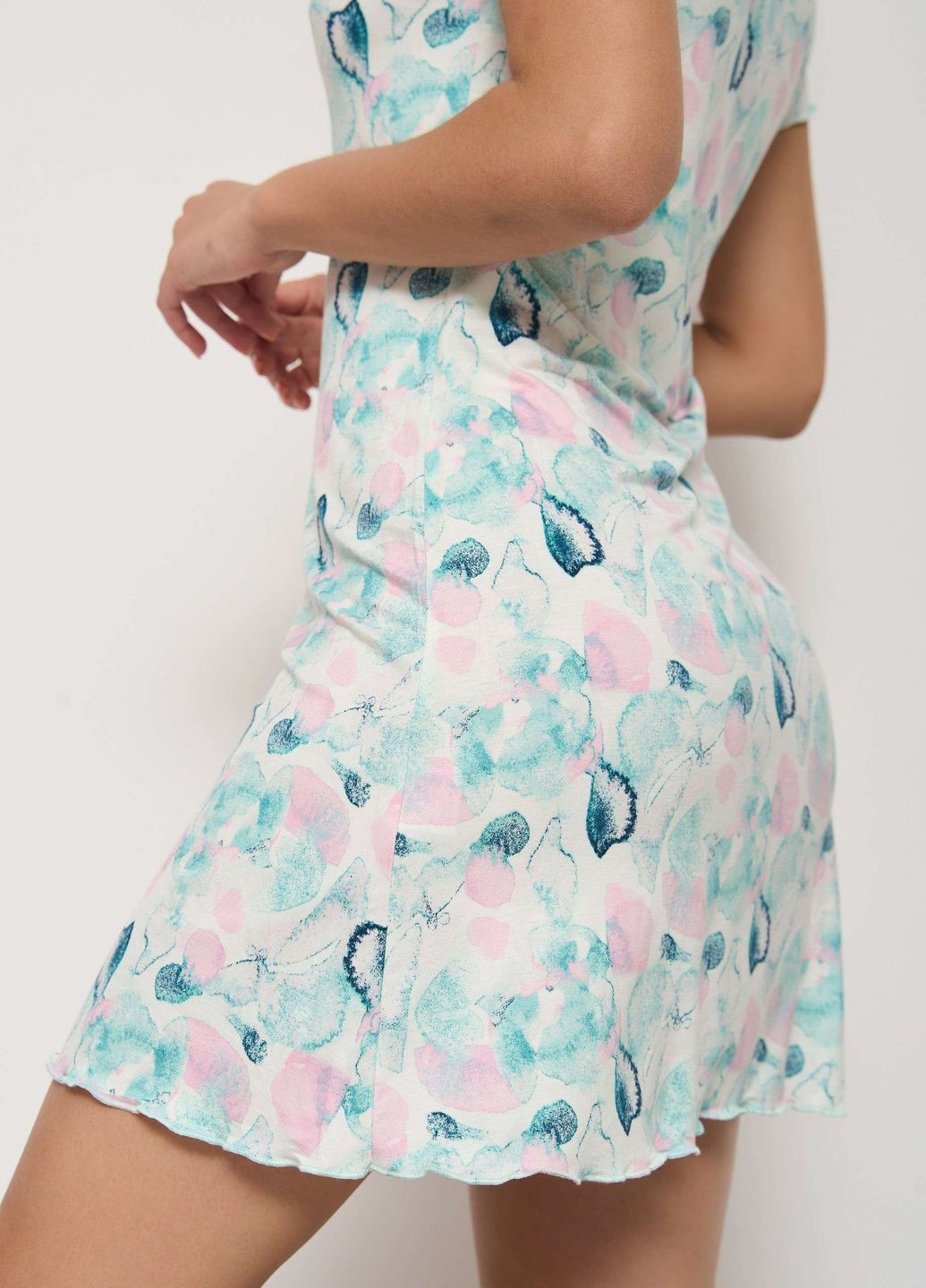 Жіноча сорочка з кольоровими візерунками Nicoletta (277978872)