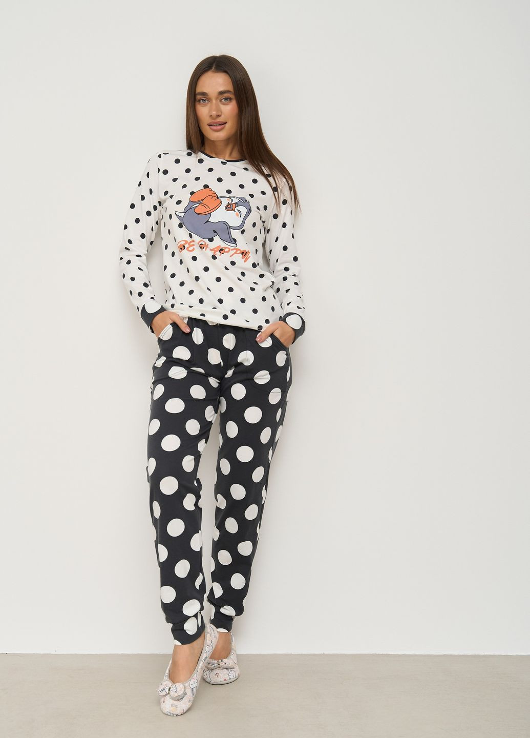 Белая женский комплект со штанами Nicoletta