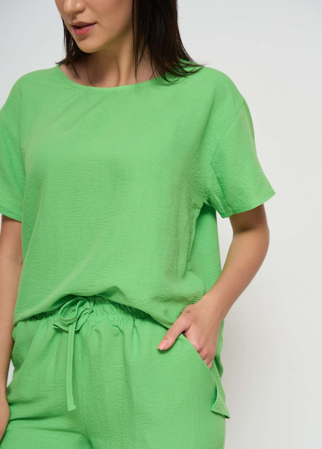 Салатовая комплект со штанами Nicoletta