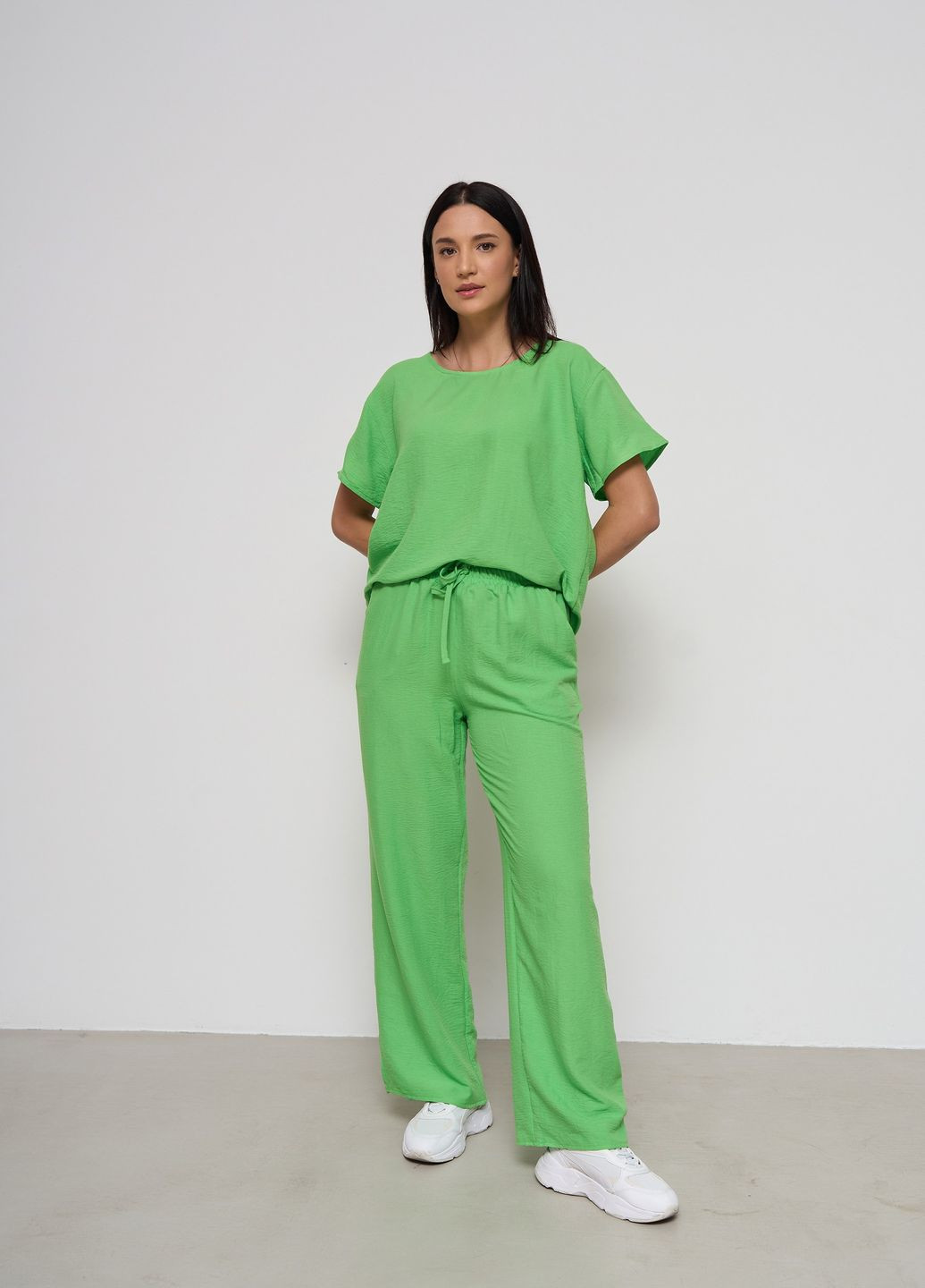 Салатовая комплект со штанами Nicoletta