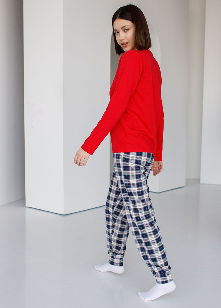 Червона жіночий комплект зі штанами Nicoletta