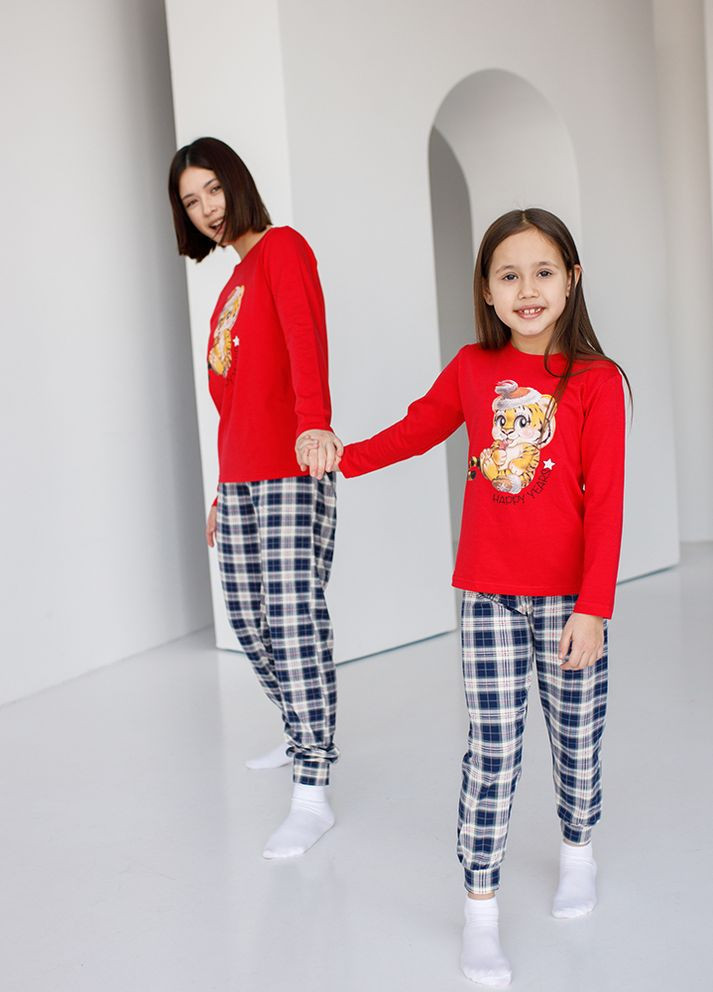 Червона жіночий комплект зі штанами Nicoletta