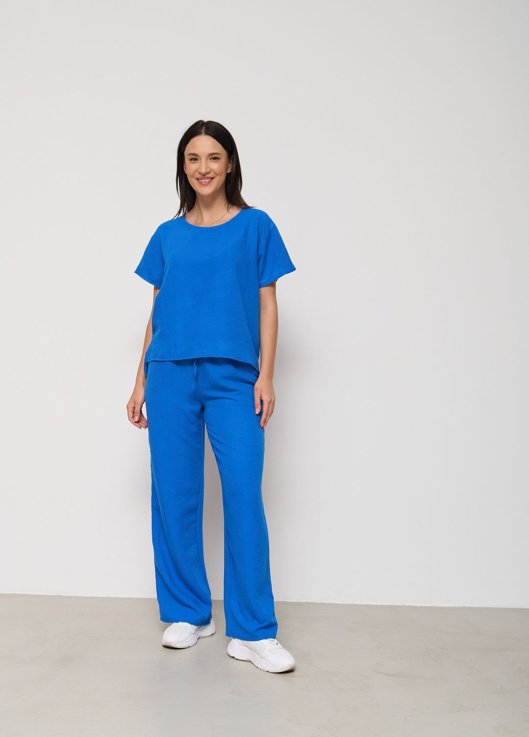 Синя комплект зі штанами Nicoletta