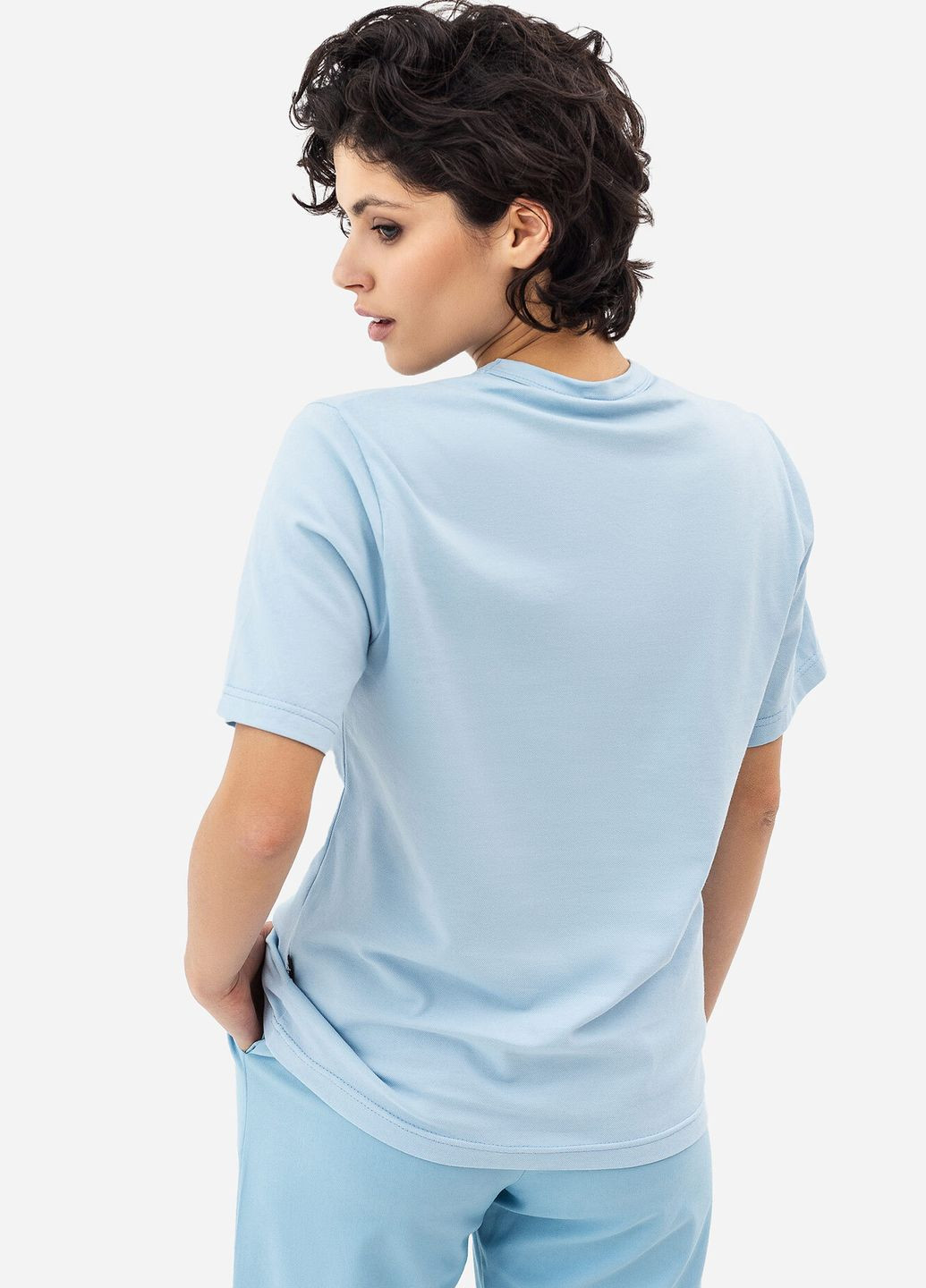 Синяя всесезон футболка midge с коротким рукавом Garne
