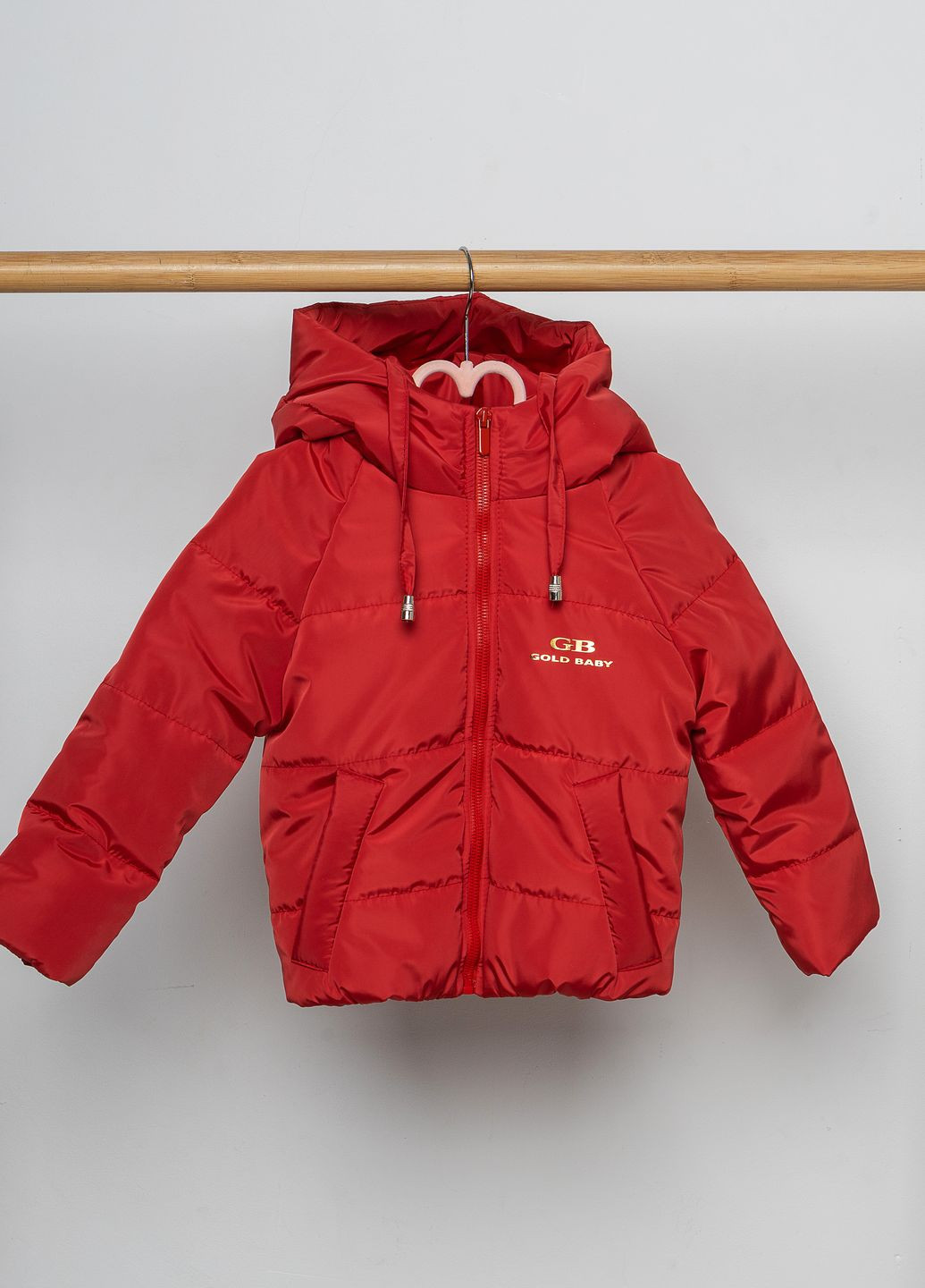 Красная демисезонная куртка демисезонная люкс No Brand