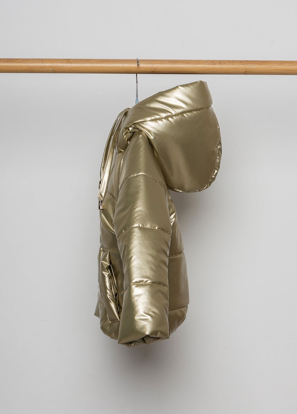 Золота демісезонна куртка демісезонна люкс No Brand