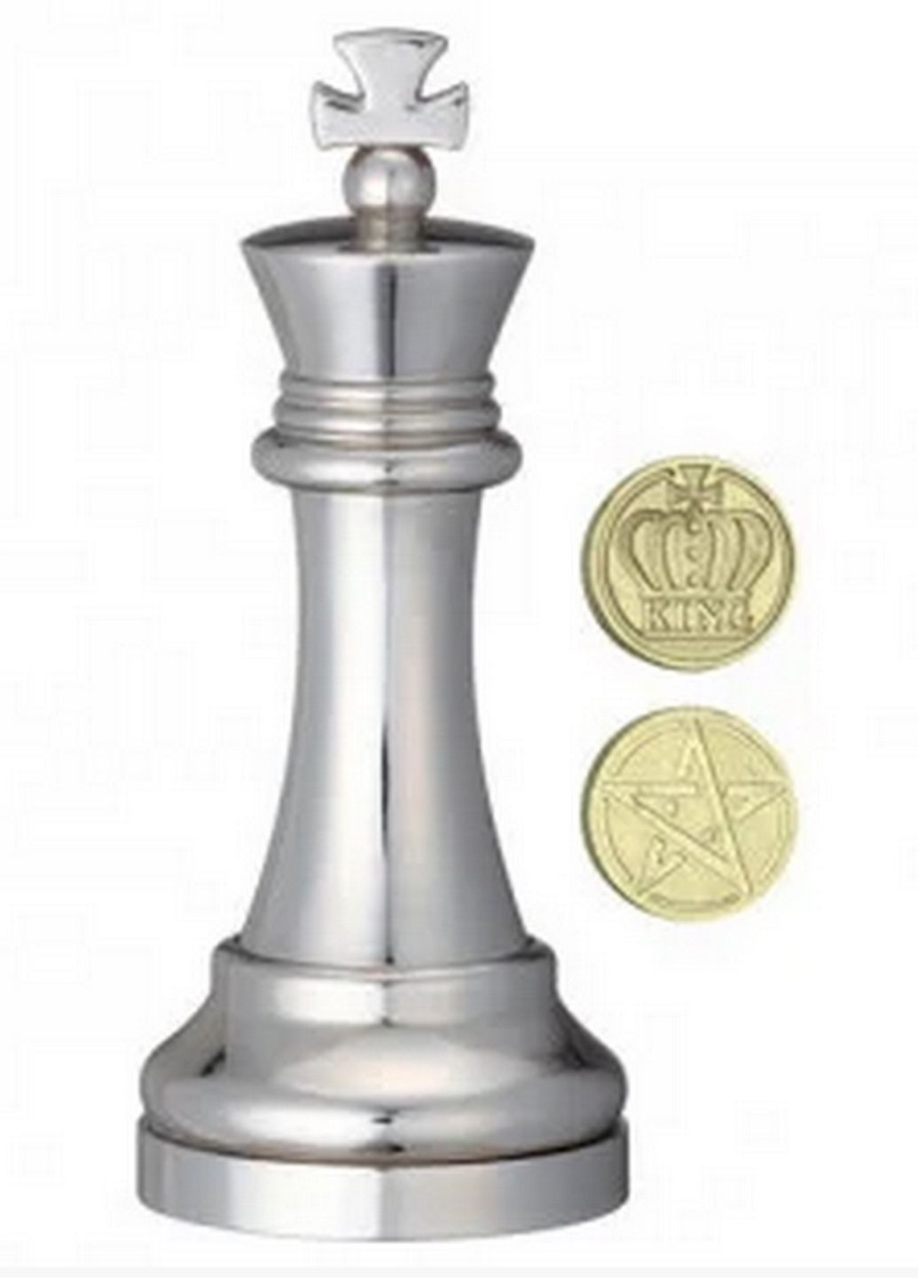 Головоломка Cast Chess King silver Шахматный Король 473686 Cast Puzzle (277988666)