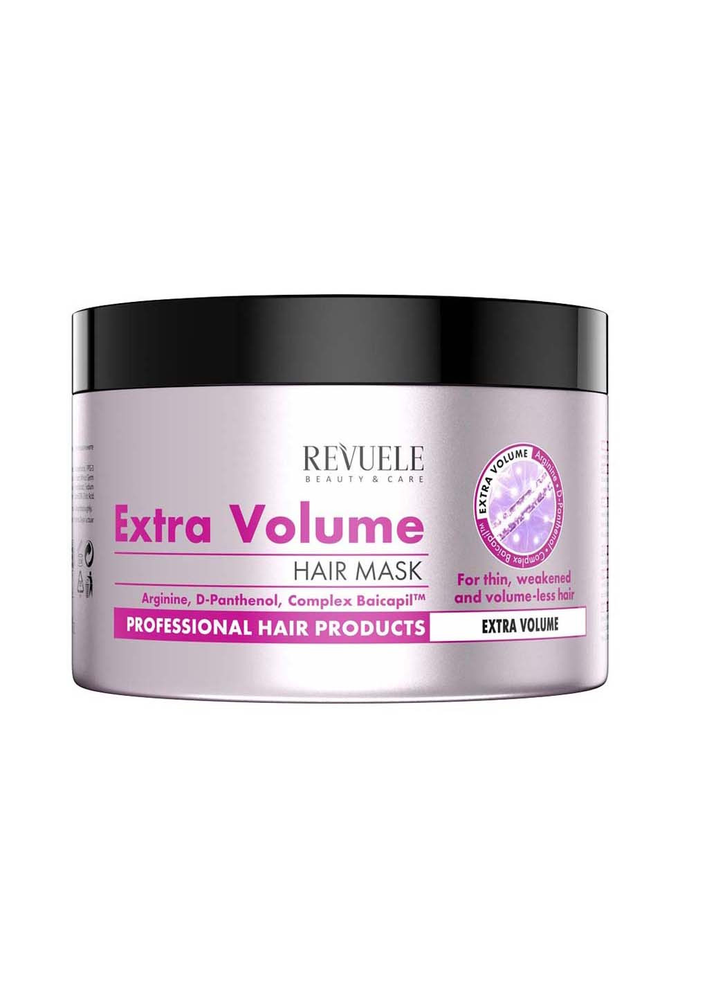 Маска для тонких слабых и лишенных объема волос Экстра объем 500 мл REVUELE (278000522)