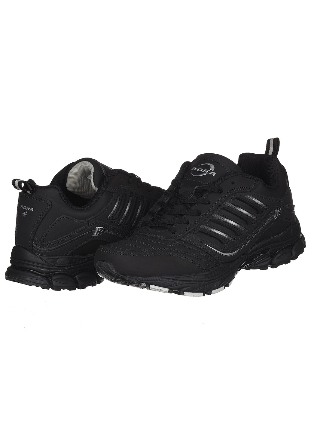 Чорні осінні жіночі кросівки 628d-2 Bona