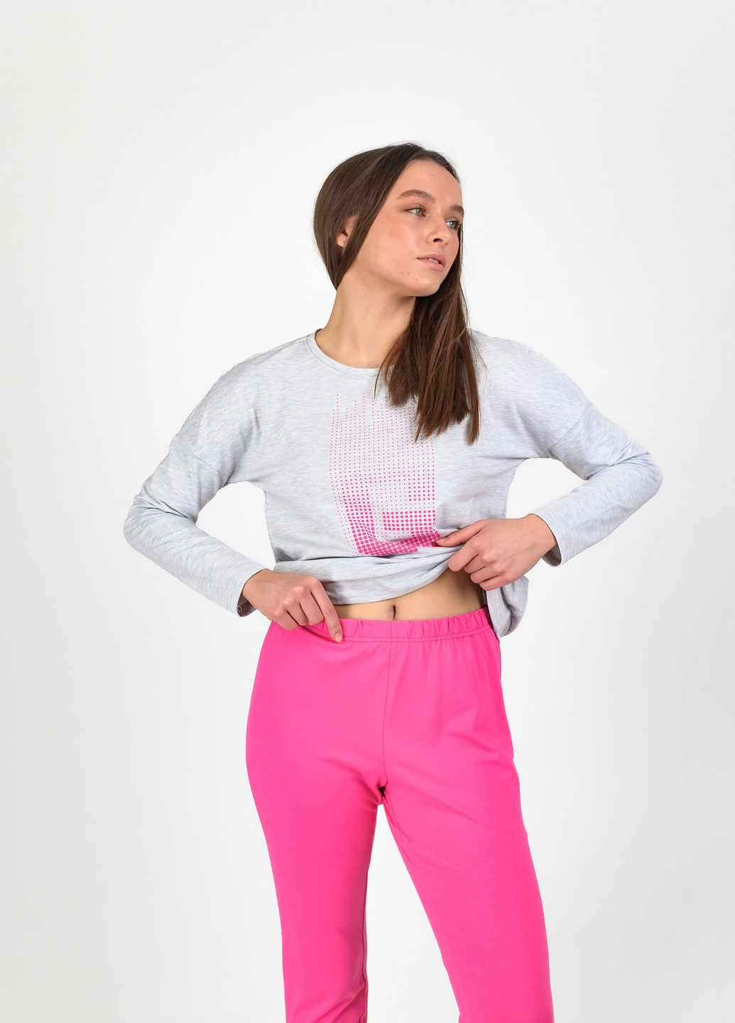 Розовая женский домашний комплект NEL