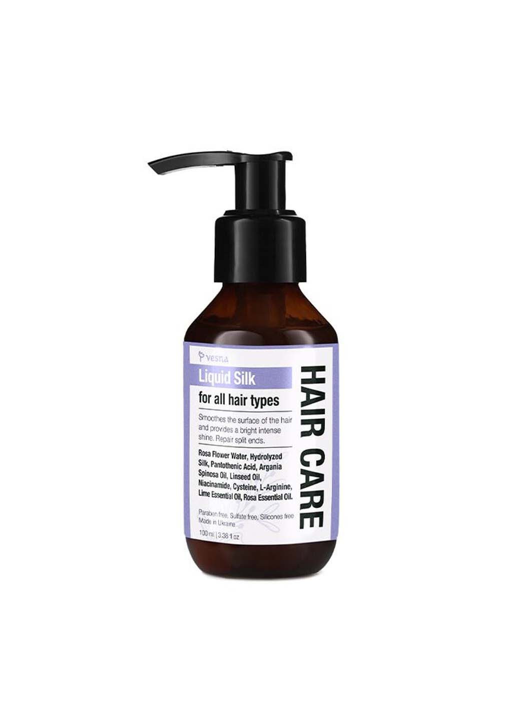 Жидкий шелк для блеска волос 100 мл Vesna (278036718)