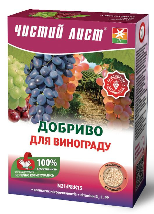 Удобрение для винограда 0,9 кг Чистый Лист (278033410)
