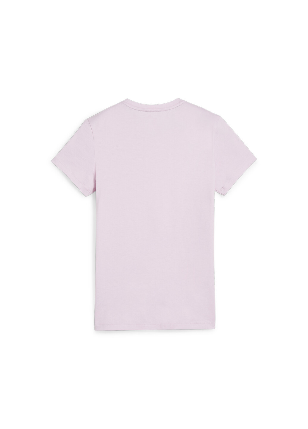 Пурпурная всесезон футболка essentials logo women's tee Puma